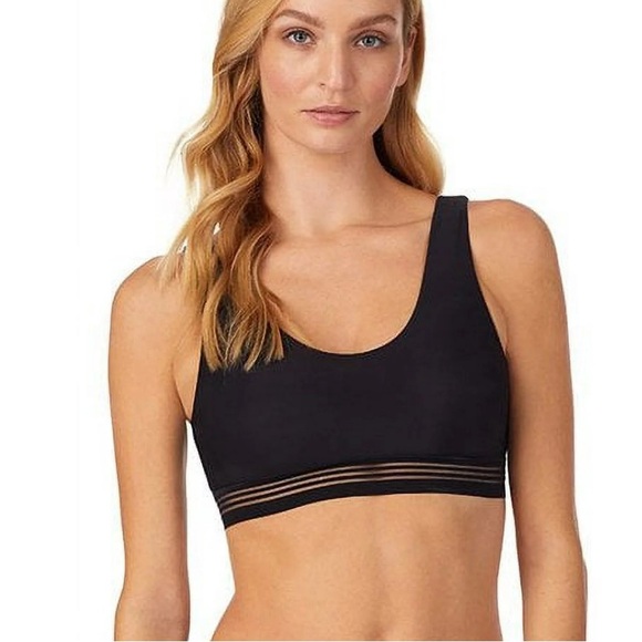 🌻NEW w/tag Le Mystere Black Second Skin Bralette 8221 US Size 10 - Picture 1 of 9